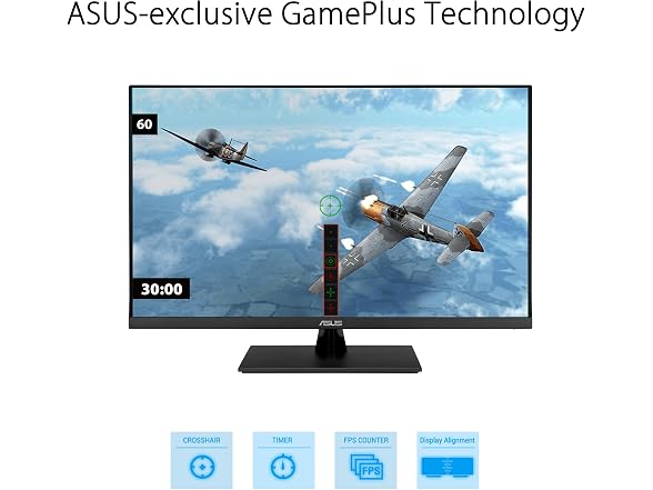 ASUS VP327Q 31.5 ASUS VP327Q 32-Inch 4K VA Monitor with Bui