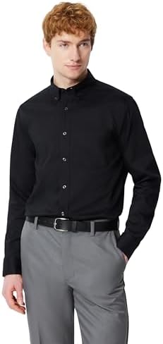 Amazon Essentials Men Slim Stretch Wrinkle Shirt - Gallery 30