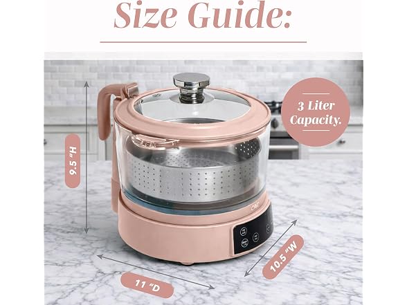 Glass Mini Low Carb Rice Cooker