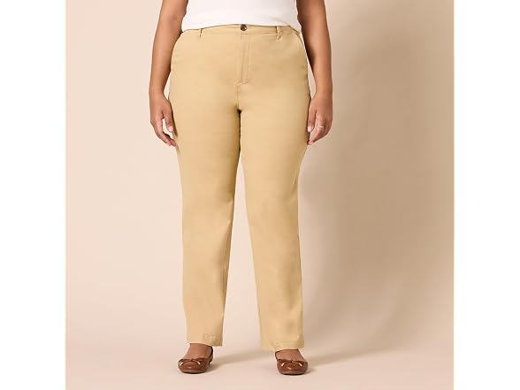 Amazon Essentials Women High-rise Pant Tan