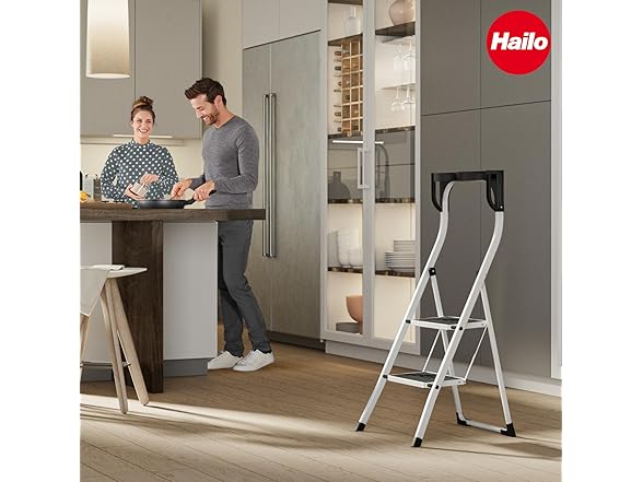 HAILO K75 ComfortLine Step Ladder – 2-Step