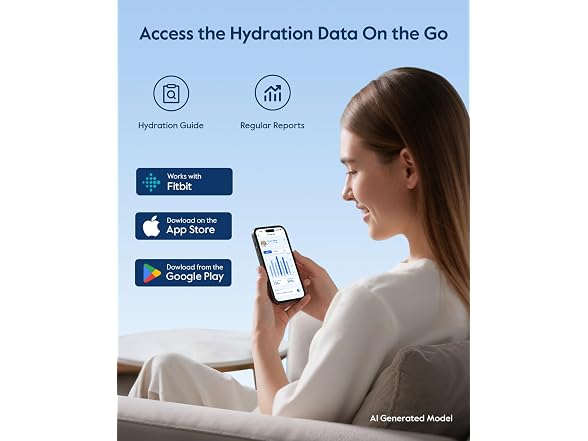 WATERH 16oz Smart Water Bottle