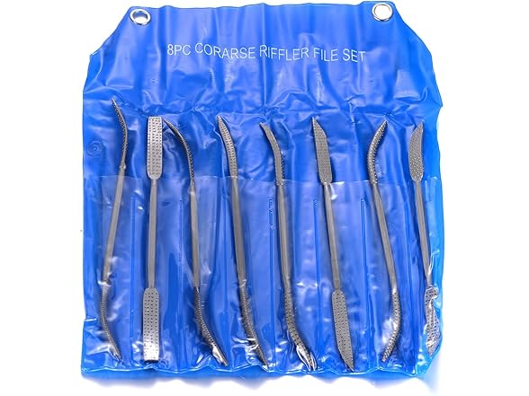 LUQIQI CON-90 8PCS Riffler File Set