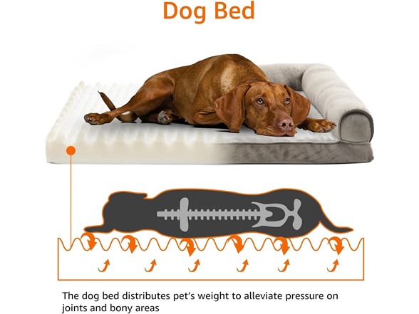 Amazon Basics Dog Bed with Cooling Gel Foam