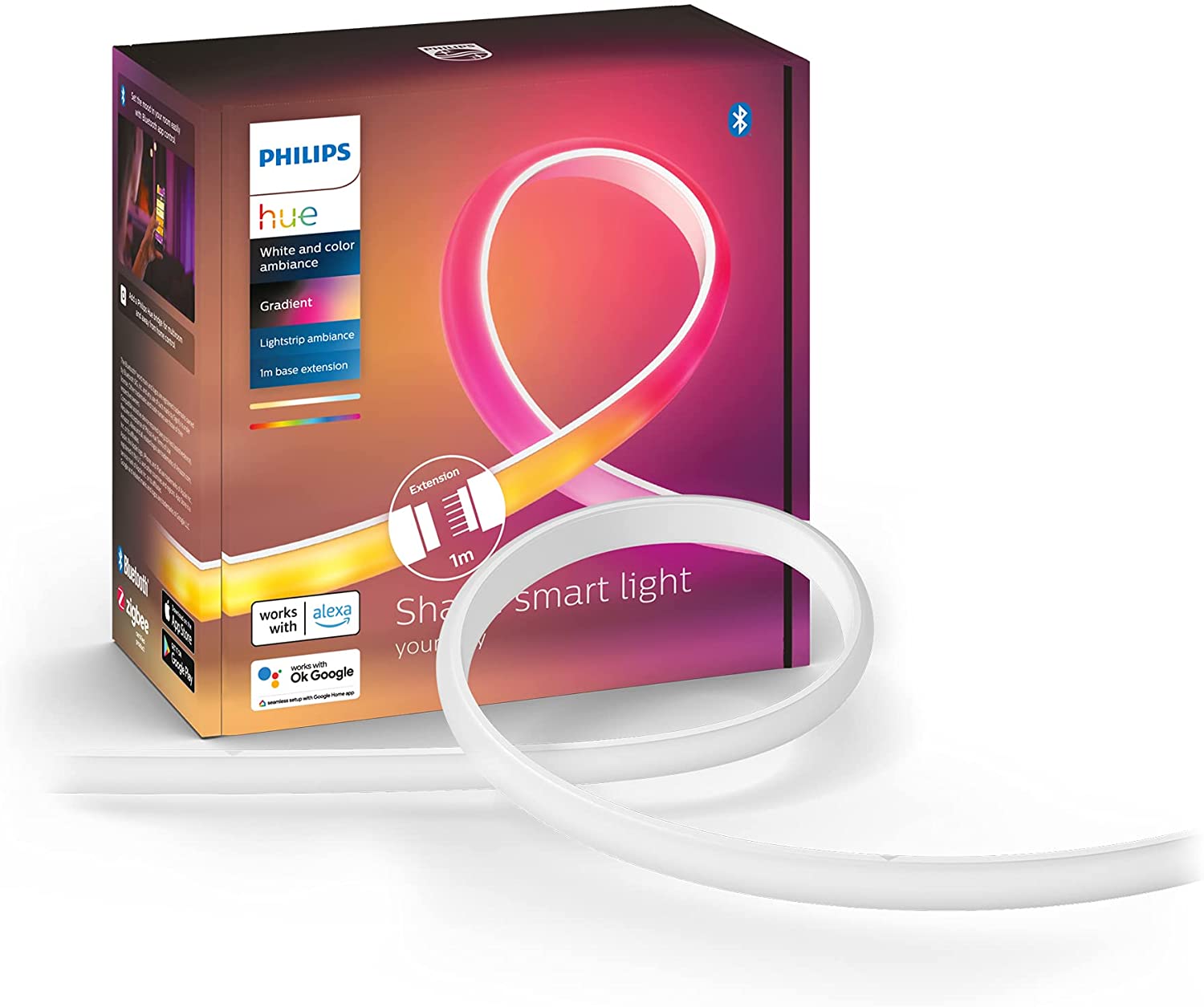 Philips Hue Bluetooth Gradient Ambiance Smart Lightstrip - Gallery 4