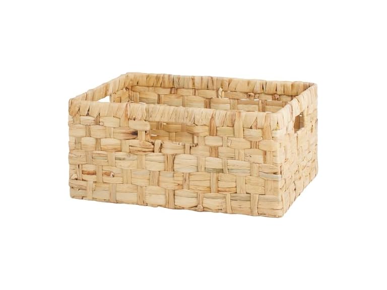 Set of 2 Wicker Basket With Handles