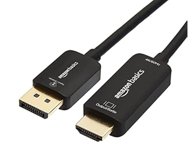 $6.99, Was $13.99, 50% Off! Amazon Basics DisplayPort to HDMI Cable dealfomo