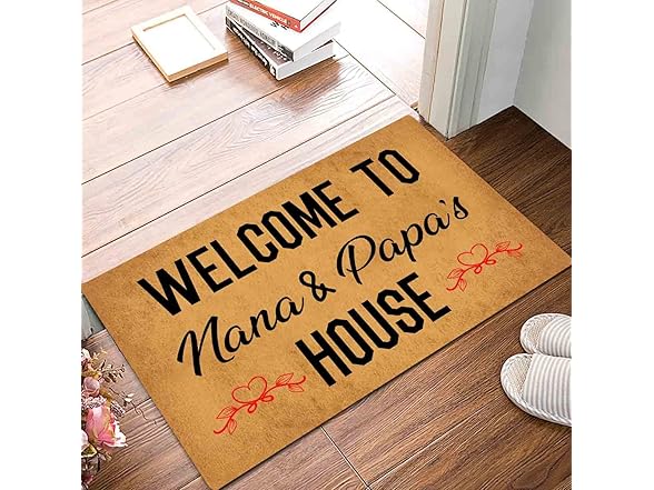Welcome to Nana and Papa's House Mat