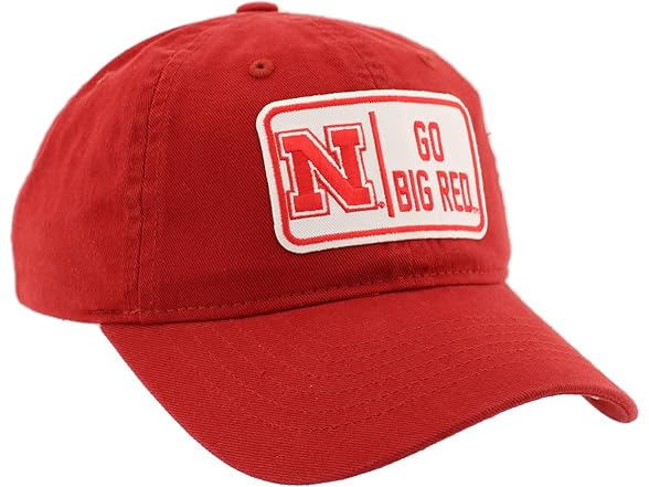 HUSKERS Hat Scholarship Patch Team Color