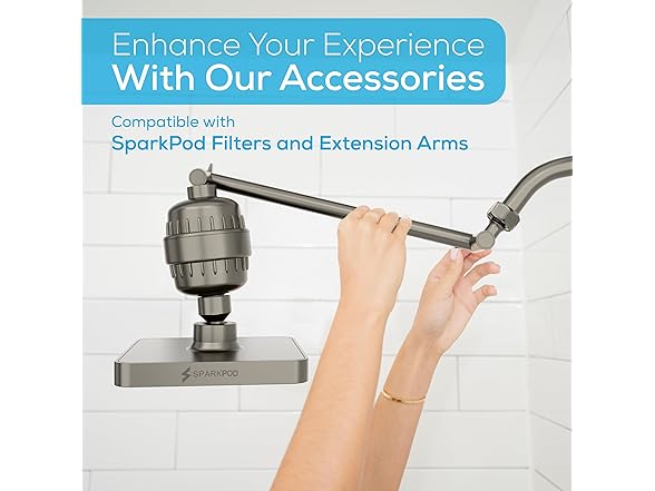 6" Square High Pressure Rain Shower Head