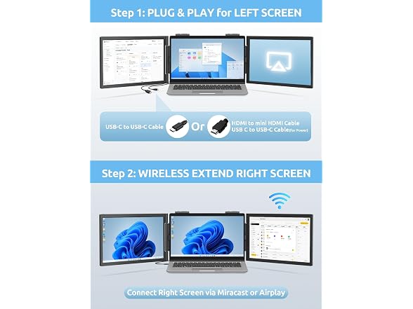 MAGICRAVEN 14in Dual Screen Extender
