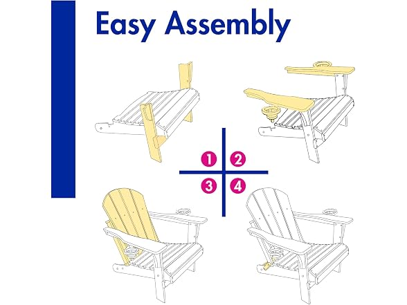 BRIOPAWS Folding Adirondack Chair - Gallery 9