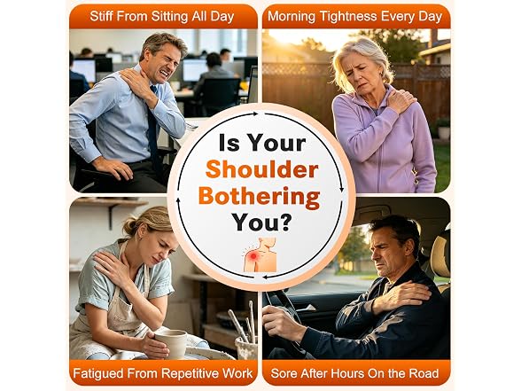 WoloyHeatie Cordless Shoulder Heat Wrap