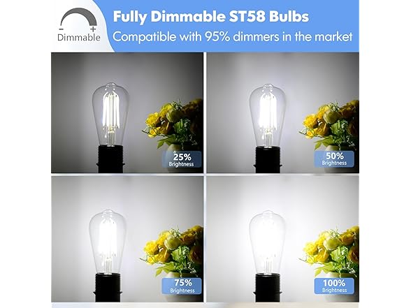 Kondras 6-Pack LED Light Bulbs