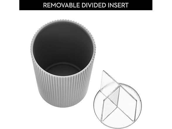 iDesign 4-Piece Bathroom Accessories Vanity Set