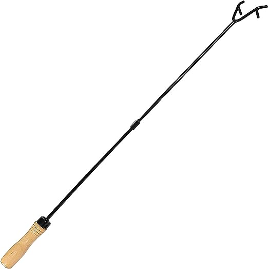 Sunnydaze 32" Fire Pit Poker w/ Wood Handle - Gallery 7