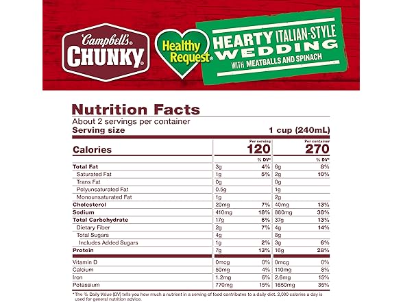 Campbell’s Chunky Healthy Request Soup, 18.6 oz.