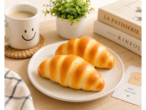 2-Pack Croissant Squishy Toy