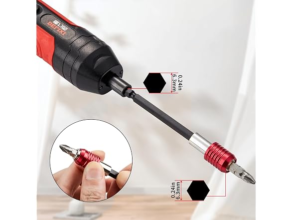 OAOJUBR AAP-Tool-383 1/4in Magnetic Bit Extension