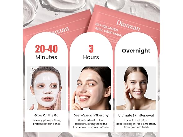 Overnight Bio-Collagen Mask (4 Packs)
