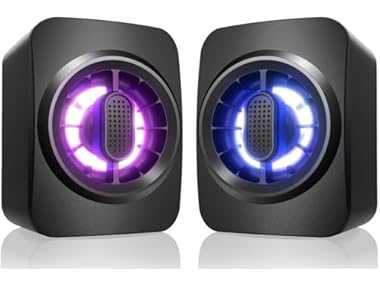 $8.99, Was $24.99, 64% Off! OFFSIR Computer Speakers dealfomo