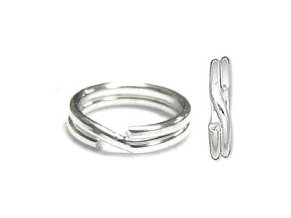 20 pcs Sterling Silver .925 Round Split