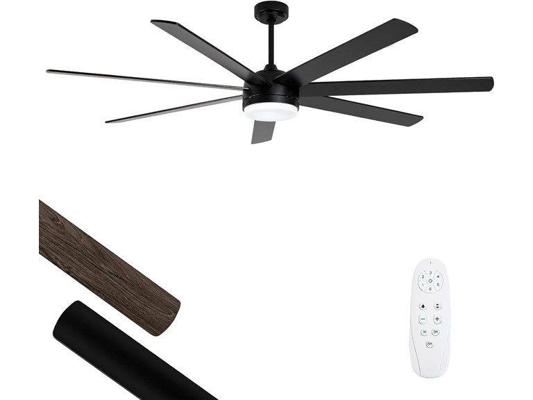 SODSEA 72" 7 Blade Outdoor Ceiling Fan