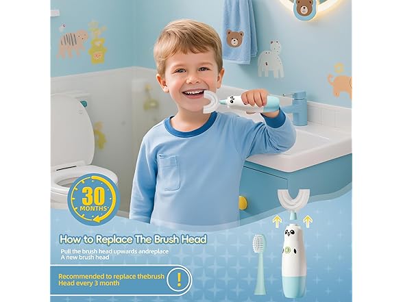 Meqtpomy Electric Toothbrush