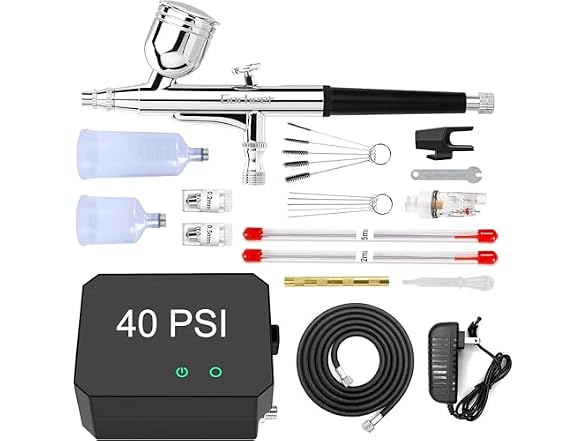 High Pressure Airbrush Kit w/ Compressor