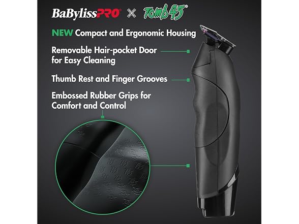 BaBylissPro x Tomb45 SilverFX Wireless Chg Trimmer