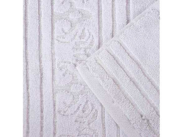 Superior 2PC SADIE Bath Sheet Towel, White