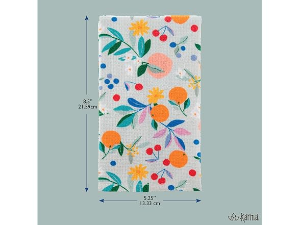 Karma, Colorful Microfiber Tea Towel, Books