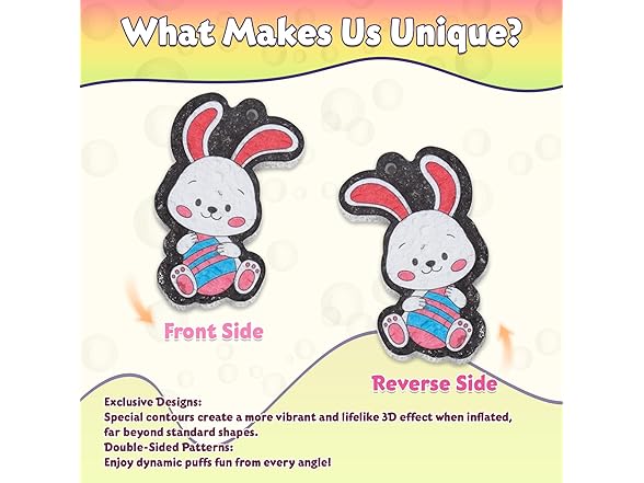 BoxNoble Magic Aqua Puffs 3D Art Craft Kits