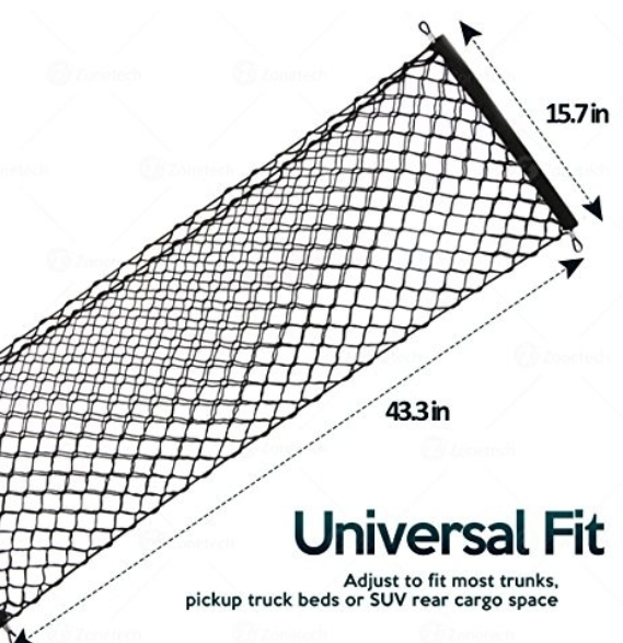 Zone Tech NE0003 Large Pocket Mesh Storage Net - Gallery 11