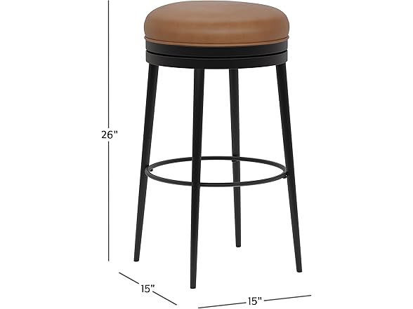 Hillsdale Aubrie Metal Counter Height Swivel Stool
