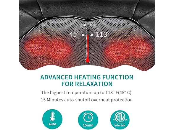 Nekteck Shiatsu Neck and Back Massager