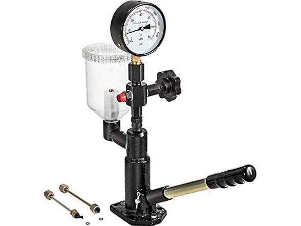 SKYSHALO Diesel Injector Tester with Dual Scale Gauge