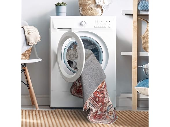 nuLOOM 5' x 8' SpinClean Machine Washable Area Rug