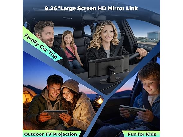 LAMTTO 9.26" Wireless CarPlay Screen