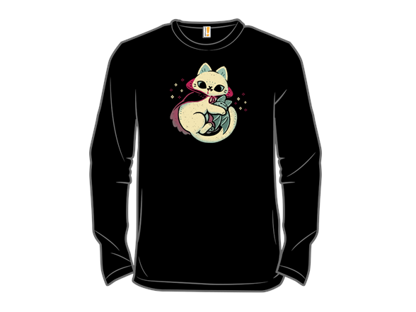 Cute Vampire Cat Bites Bat
