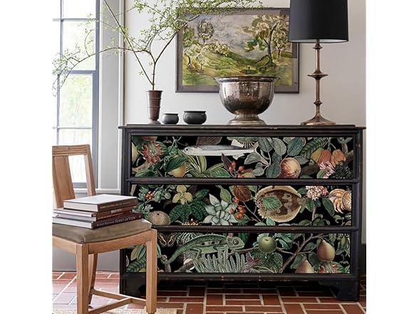 Vintage Floral Peel and Stick Plant Flower