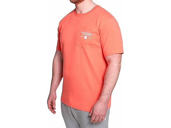 Carhartt Logo Tee (XLT) Coral
