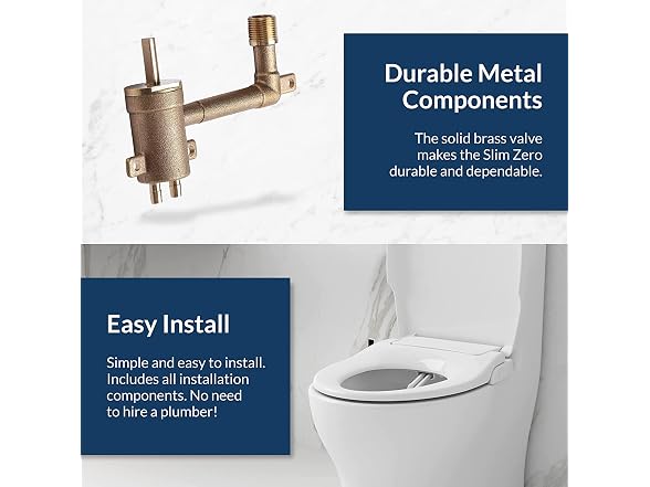 Bio Bidet Slim Zero Non Electric Bidet Toilet Seat