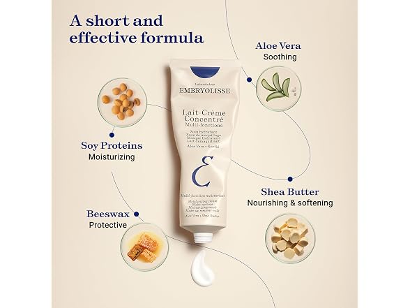 (2 Pack) Embryolisse Lait-Creme Concentre, 1 oz