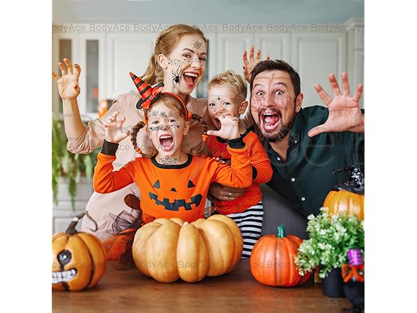 Halloween Fake Piercings & Tattoos