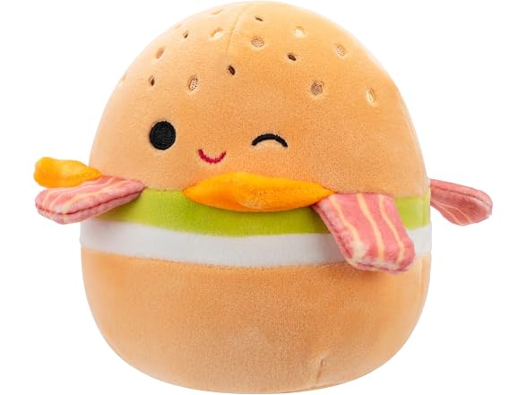 Squishmallows Original 5-Inch Geronimo Breakfast Bagel