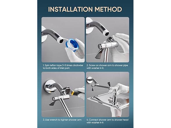 Cobbe 11" Shower Extension Arm