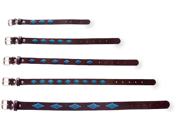 Gaucho Goods Soft Leather Dog Collar Tahoe