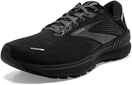 Brooks Adrenaline GTS 22 Men's Shoes Black/Black/Ebony Size 9.5