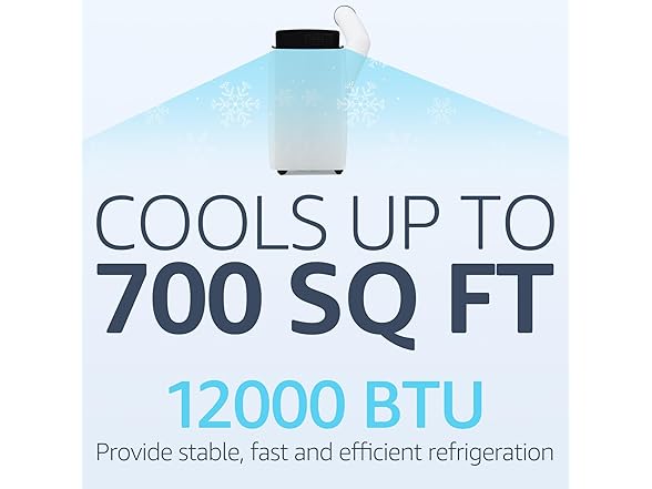 GustoWave 12,000 BTU 3-in-1 Portable Air Conditioner